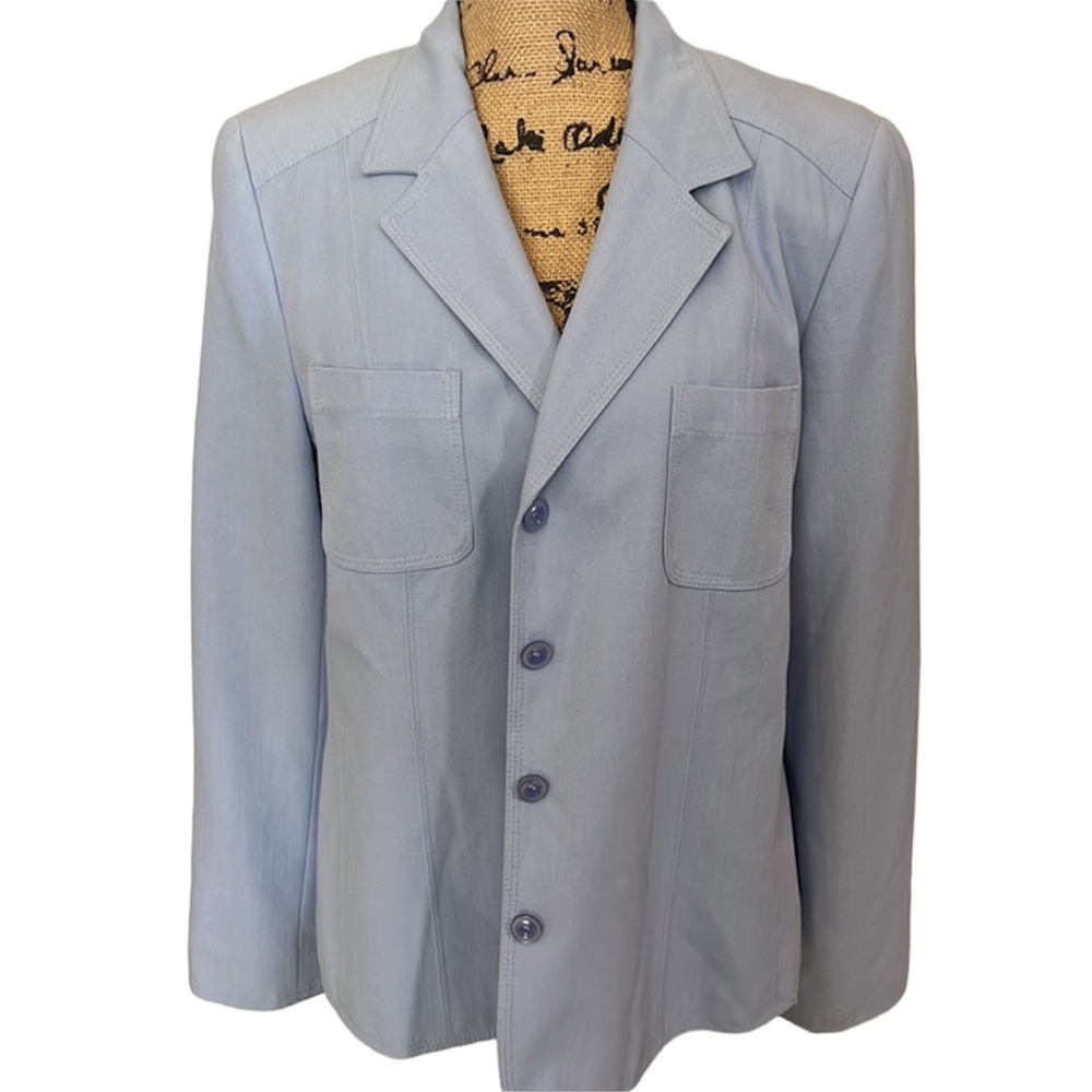 Light blue blazer